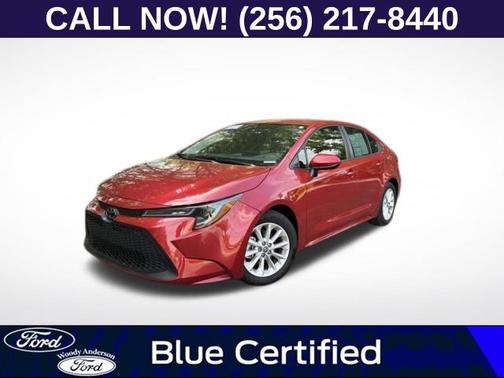 Barcelona Red Metallic 2021 Toyota Corolla LE