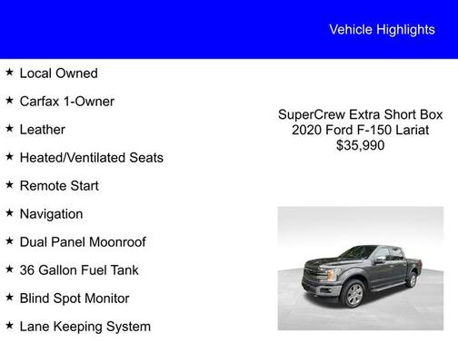 2020 Ford F-150 LARIAT