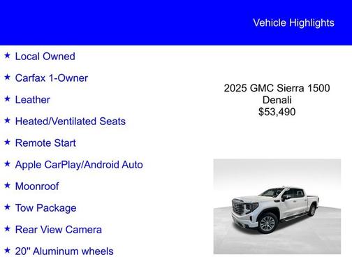 2025 GMC Sierra 1500 DENALI