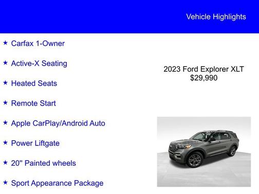 2023 Ford Explorer XLT