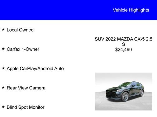 2022 Mazda CX-5 2.5 S