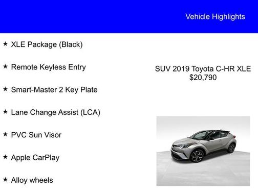 2019 Toyota C-HR XLE