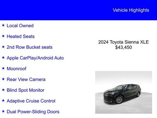 2024 Toyota Sienna XLE