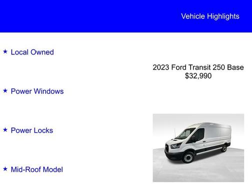 2023 Ford Transit-250 BASE