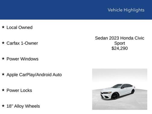 2023 Honda Civic SPORT