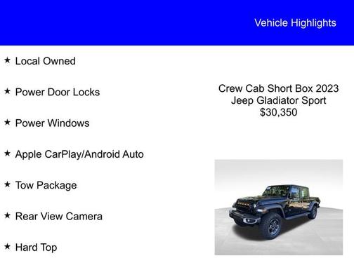 2023 Jeep Gladiator SPORT