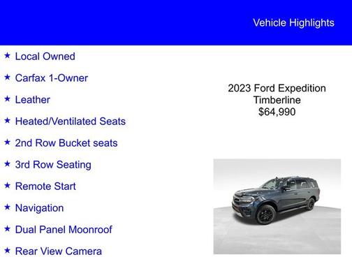 2023 Ford Expedition TIMBERLINE