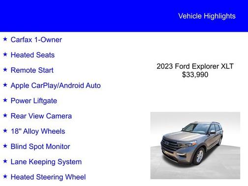 CARBONIZED GRAY METALLIC 2023 Ford Explorer XLT