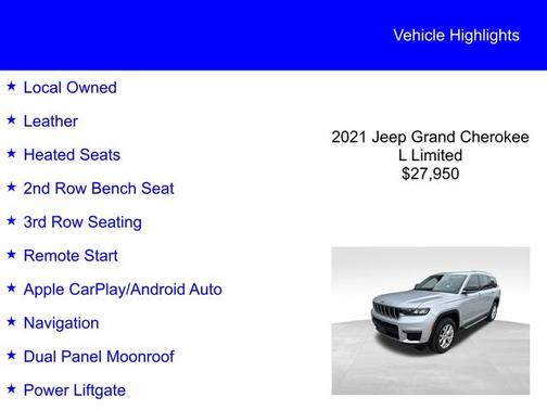 2021 Jeep Grand Cherokee LIMITED