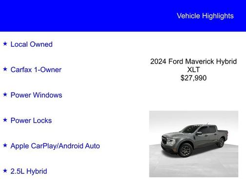 2024 Ford Maverick XLT