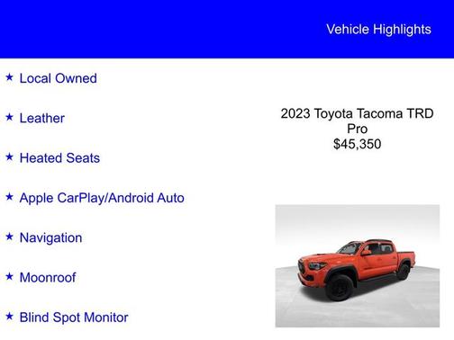 2023 Toyota Tacoma TRD PRO