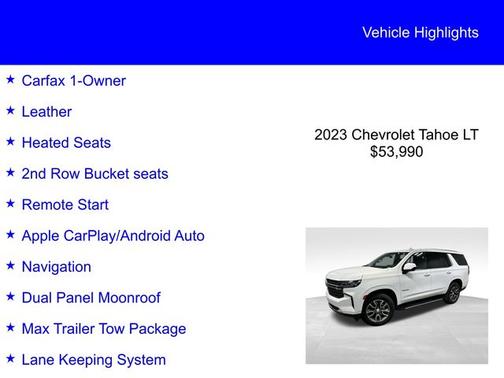 2023 Chevrolet Tahoe LT
