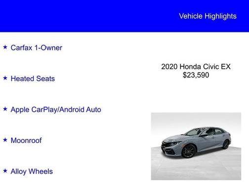 2020 Honda Civic EX