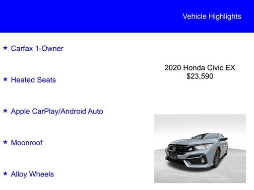 2020 Honda Civic EX