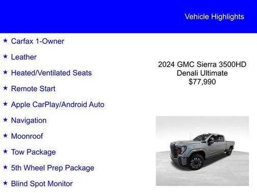 Sterling 2024 GMC Sierra 1500 DENALI ULTIMATE