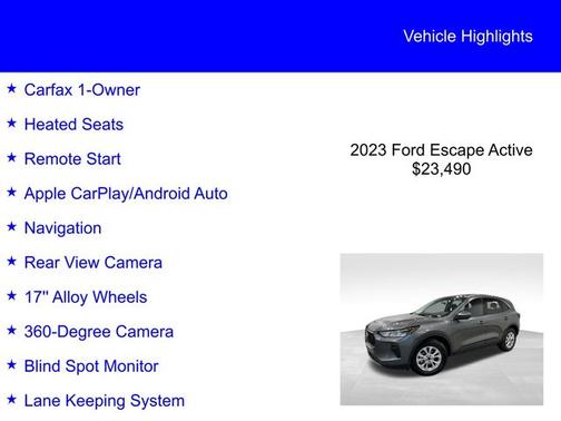 2023 Ford Escape ACTIVE