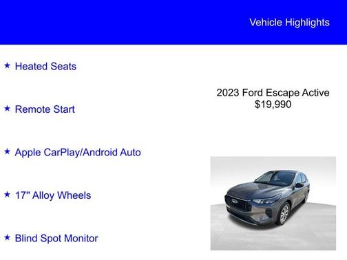 2023 Ford Escape ACTIVE