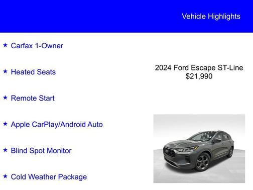 2024 Ford Escape ST-LINE