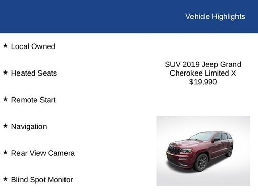 Velvet Red Pearlcoat 2019 Jeep Grand Cherokee LIMITED