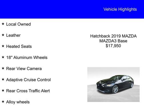 2019 Mazda Mazda3 PREFERRED