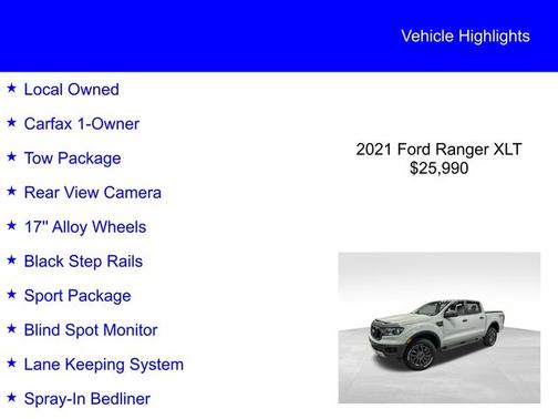 2021 Ford Ranger XLT