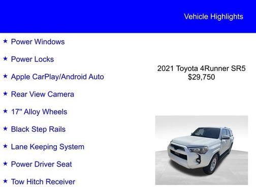 2021 Toyota 4Runner SR5