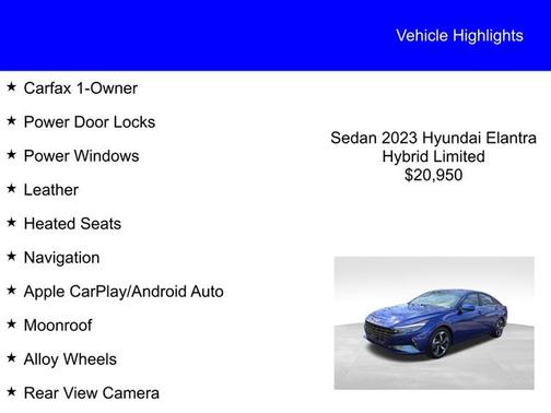 2023 Hyundai ELANTRA LIMITED