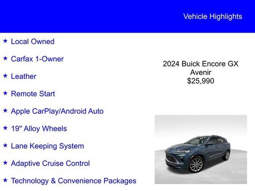2024 Buick Encore GX AVENIR