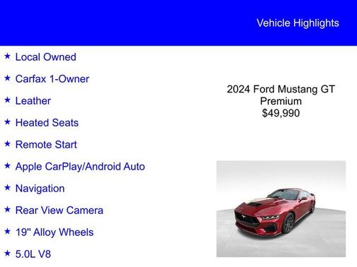 2024 Ford Mustang GT PREMIUM