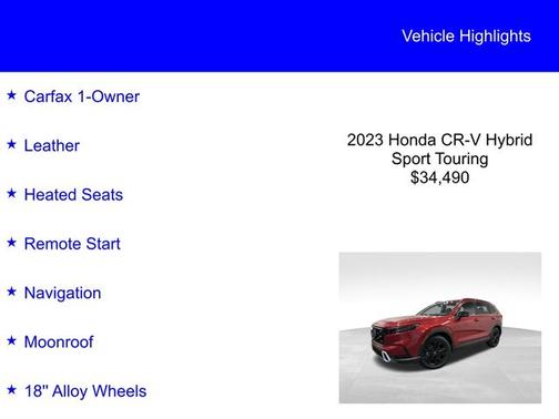 2023 Honda CR-V SPORT TOURING