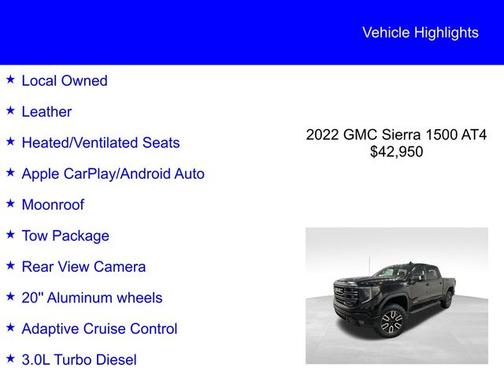 2022 GMC Sierra 1500 AT4