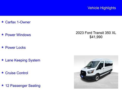 2023 Ford Transit-350 XL
