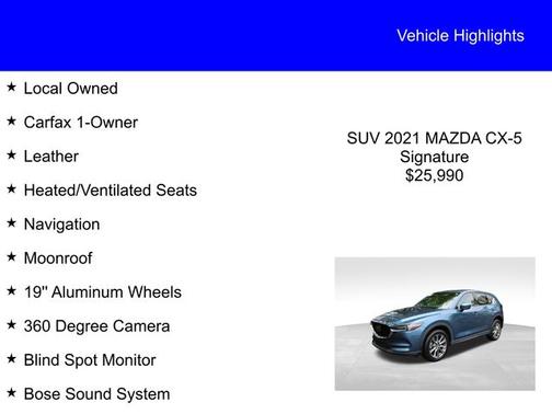 2021 Mazda CX-5 SIGNATURE