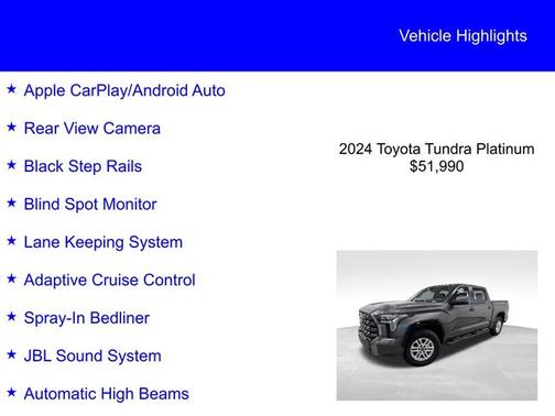 Magnetic Gray Metallic 2024 Toyota Tundra PLATINUM