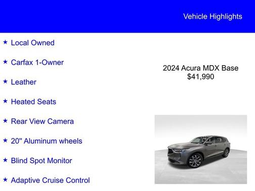 2024 Acura MDX TECHNOLOGY