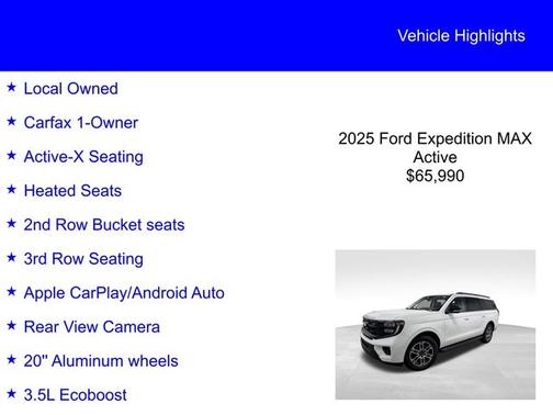 2025 Ford Expedition ACTIVE