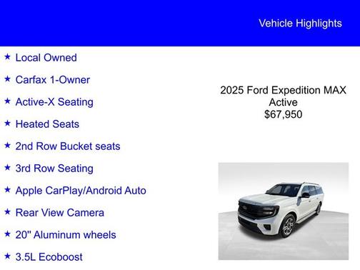 2025 Ford Expedition ACTIVE