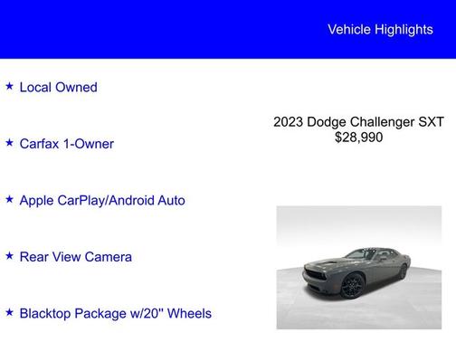 2023 Dodge Challenger SXT