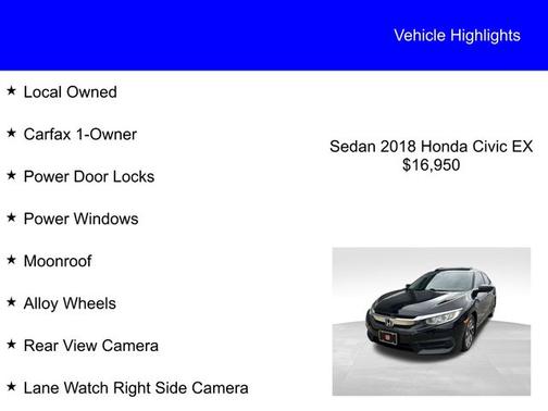 2018 Honda Civic EX