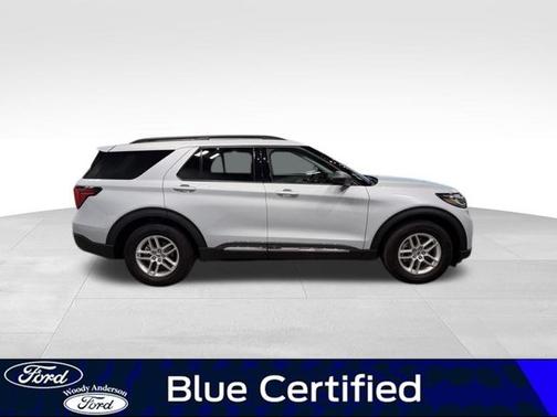 SPACE WHITE METALLIC 2025 Ford Explorer ACTIVE