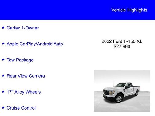 2022 Ford F-150 XL
