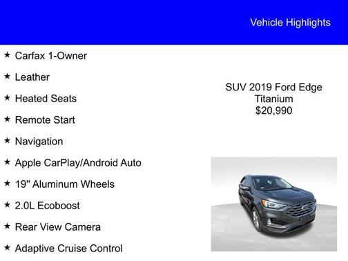 2019 Ford Edge TITANIUM