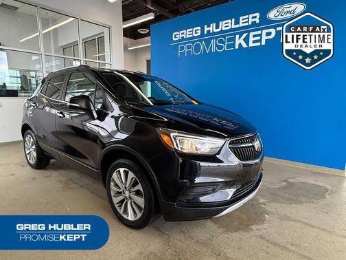 Ebony Twilight Metallic 2018 Buick Encore Preferred