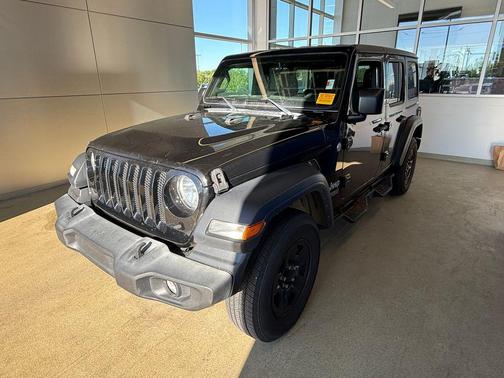 Black Clearcoat 2018 Jeep Wrangler Unlimited Sport