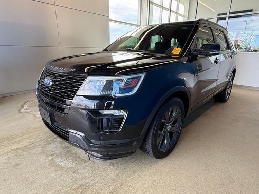 Shadow Black 2018 Ford Explorer Sport