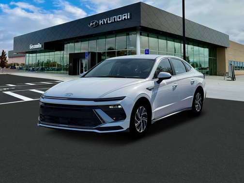Serenity White 2026 Hyundai SONATA Hybrid Base