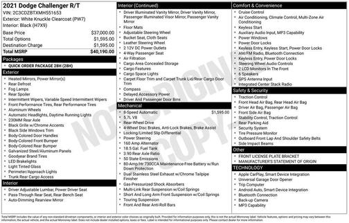 2021 Dodge Challenger R/T