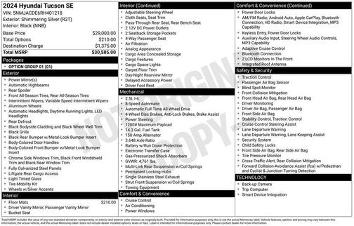 2024 Hyundai TUCSON SE