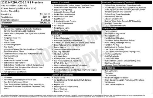 2022 Mazda CX-5 2.5 S