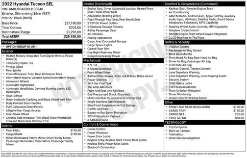 2022 Hyundai TUCSON SEL